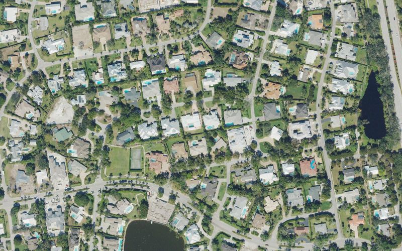 Aerial photo of a Southwest Florida neighborhood